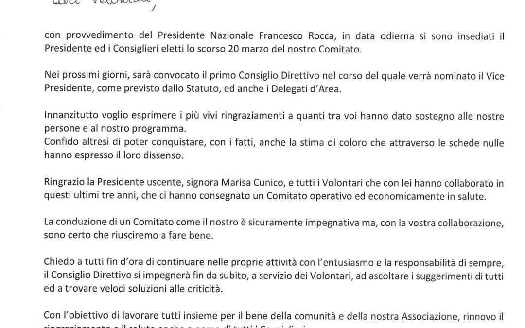 SALUTO GLI ISCRITTI visual data 5