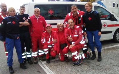 Personale CRI Vicenza partito per zone terremotate