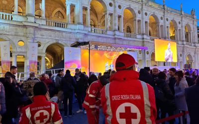 La fiaccola olimpica a Vicenza